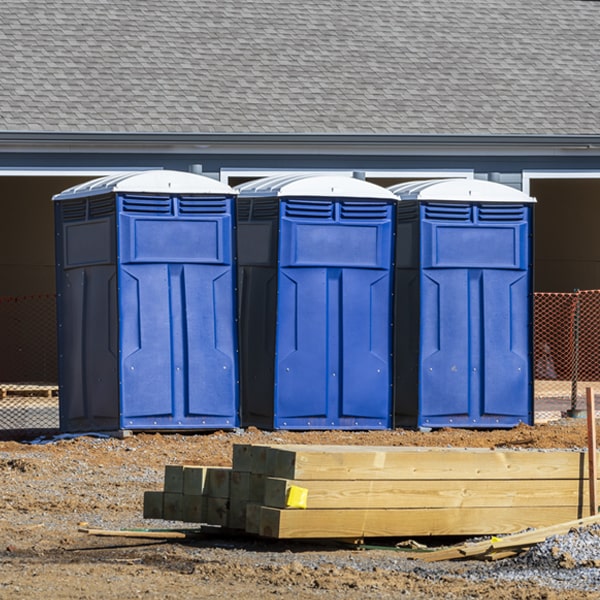 how often are the porta potties cleaned and serviced during a rental period in Alden MN